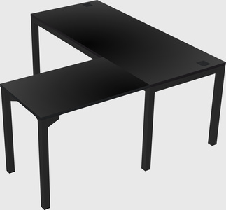 L-shaped desk