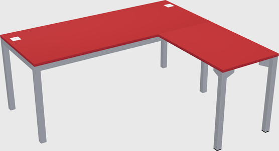 L-shaped desk