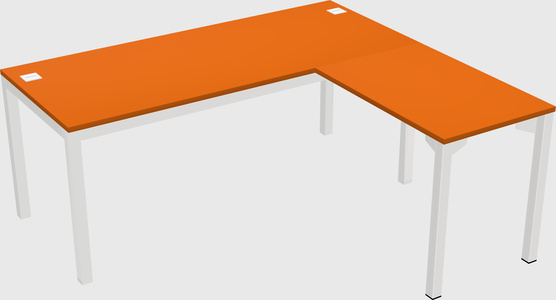 L-shaped desk