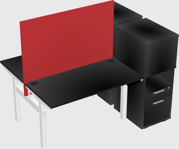 Shared electric desk + cabinet