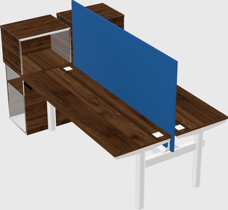 Shared electric desk + cabinet