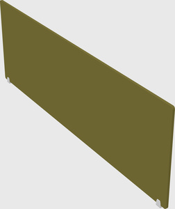 Desk divider panel