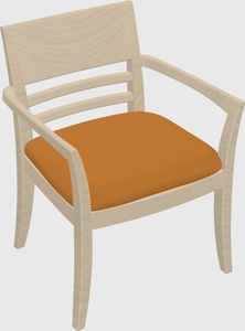 Solid wood guest chair