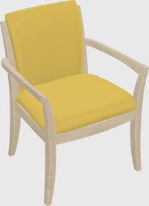Solid wood guest chair