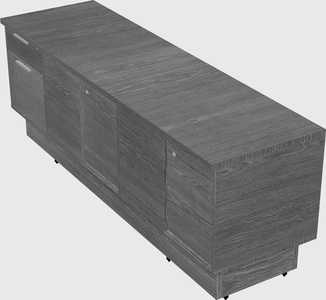Low credenza cabinet