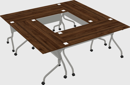 Poste de travail de table de formation