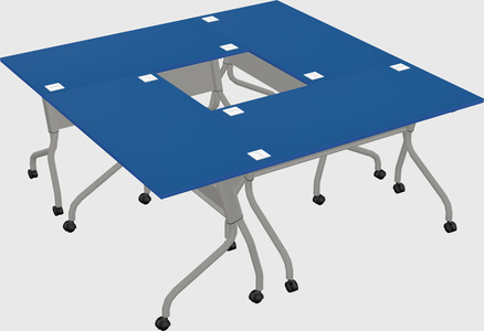 Poste de travail de table de formation