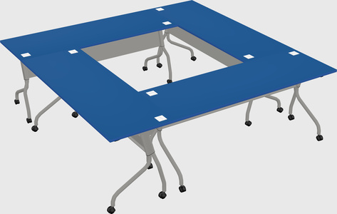 Poste de travail de table de formation