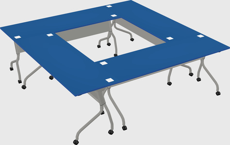 Poste de travail de table de formation