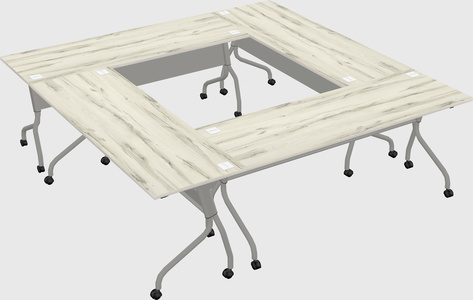 Poste de travail de table de formation