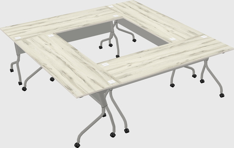 Poste de travail de table de formation