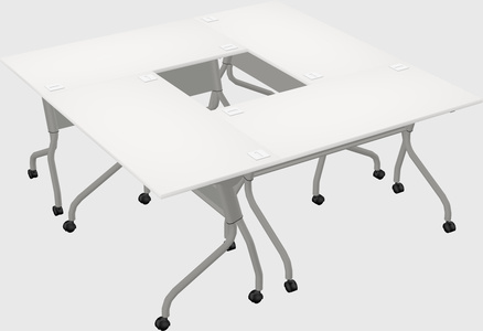 Poste de travail de table de formation