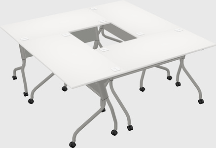 Poste de travail de table de formation