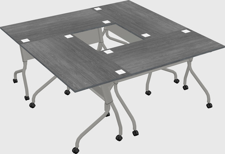 Poste de travail de table de formation