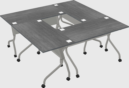 Poste de travail de table de formation