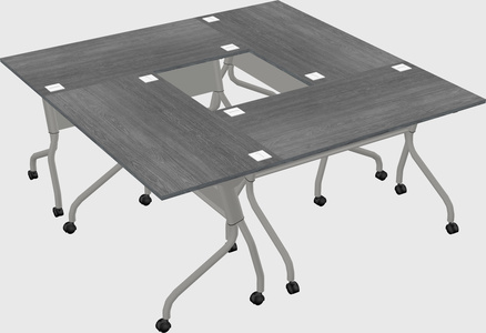 Poste de travail de table de formation