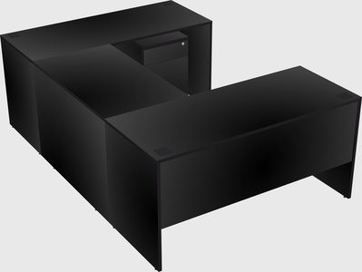 U-shaped desk