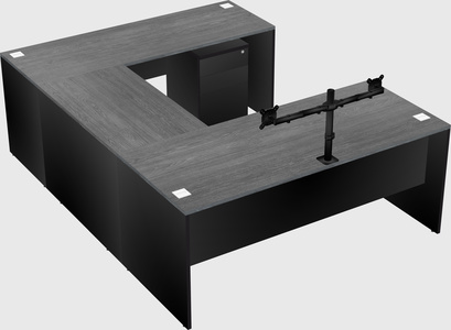U-shaped desk