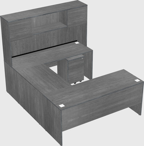 U-shaped desk