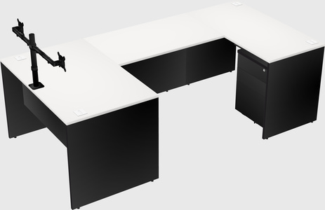 U-shaped desk