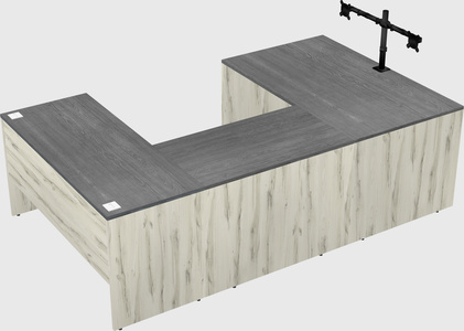 U-shaped desk