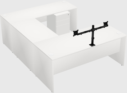 U-shaped desk