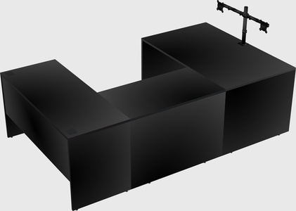 U-shaped desk