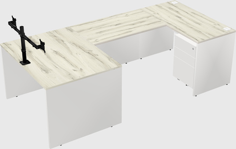 U-shaped desk