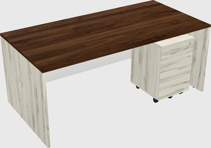 Rectangular desk