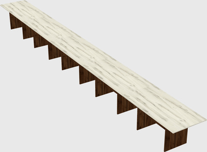 Table de bureau modulaire