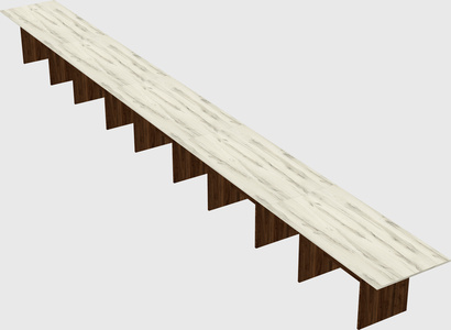 Table de bureau modulaire