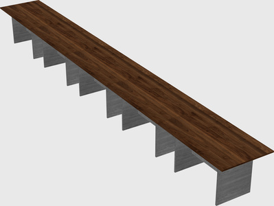 Table de bureau modulaire