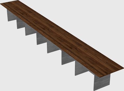 Table de bureau modulaire