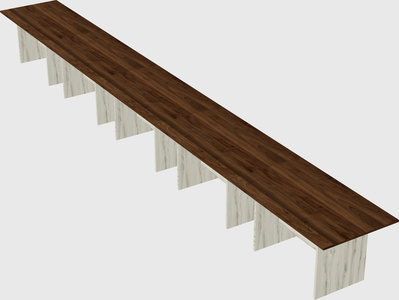 Modular office table
