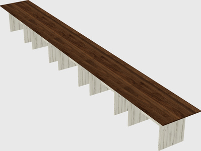 Modular office table