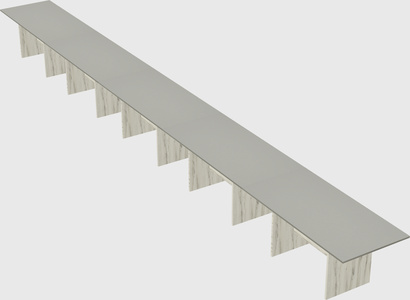 Table de bureau modulaire