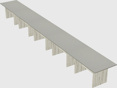 Modular office table