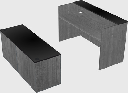 Comptoir d'accueil modulable