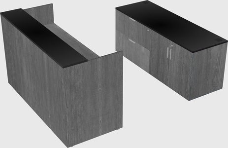 Comptoir d'accueil modulable