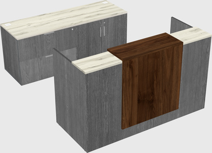 Modular reception desk