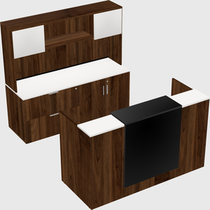 Comptoir d'accueil modulable