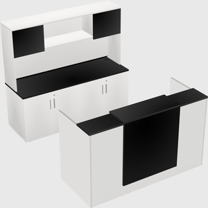 Comptoir d'accueil modulable