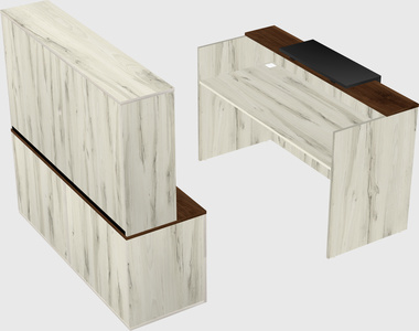 Modular reception desk