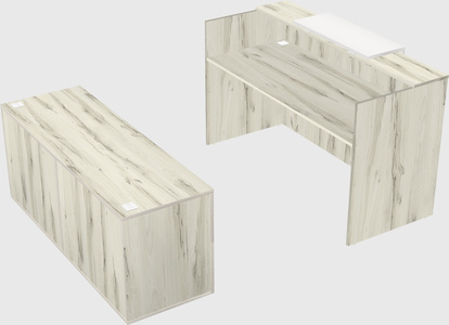 Comptoir d'accueil modulable
