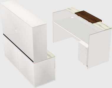 Modular reception desk