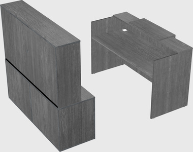 Modular reception desk