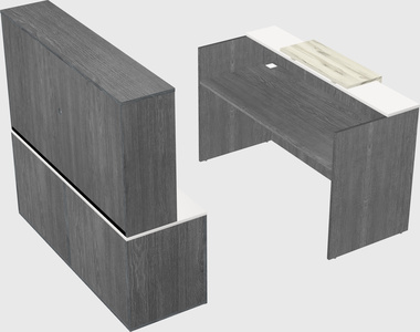 Modular reception desk