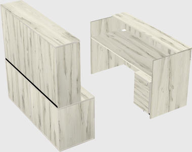 Modular reception desk