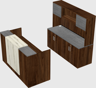 Modular reception desk
