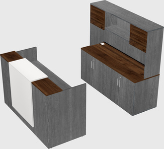 Modular reception desk
